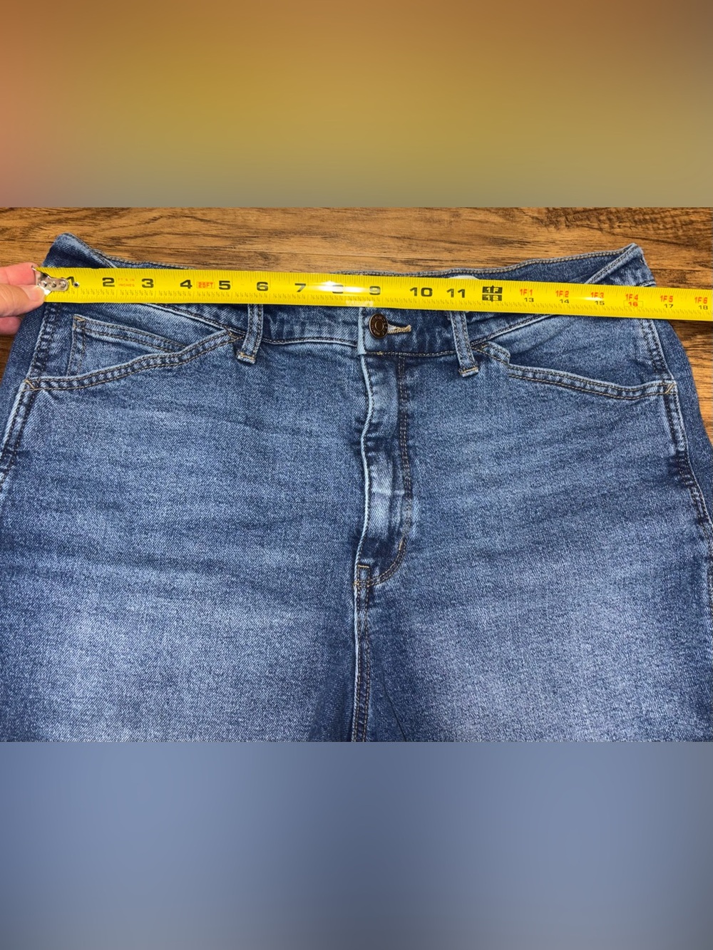 Wonderly High Rise Carpenter Shorts Size 14 - Picture 4 of 8
